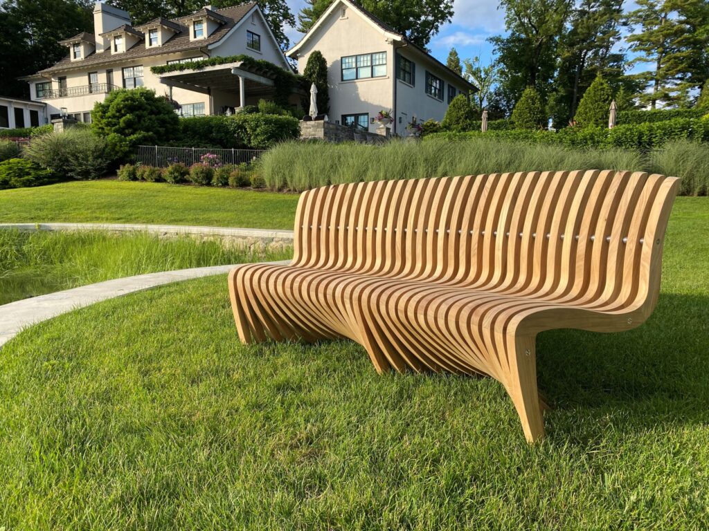 Temoc Bench About - Costa Rica Teak